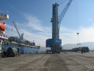 Port handling operations of windmill equipment with supplier Gamesa
