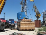 Transport of heavy lift oversized cargo (hydraulic press) via Varna Port